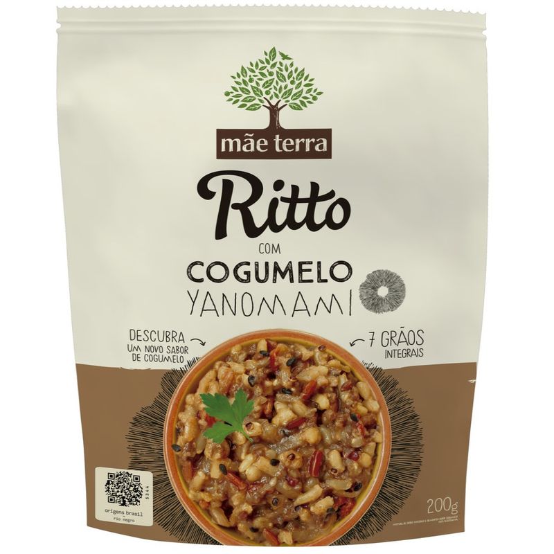 Ritto Mãe Terra Arroz Com Cogumelo Yanomami 170g (7891150080041)