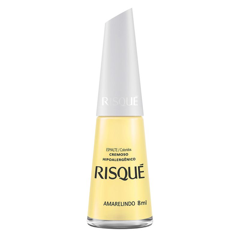 Esmalte Risque Colorido Cremoso Amarelindo 8ml (7891350034141)