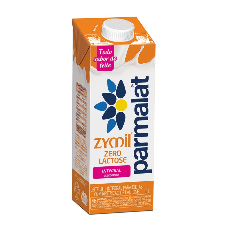 Leite Parmalat Zymil Integral Sem Lactose 1L (7891097001499)