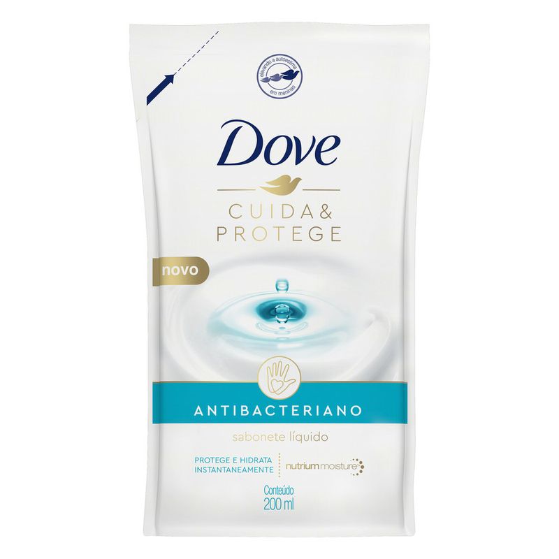 Sabonete Liquido Antibacteriano Dove 200ml (7891150075375)