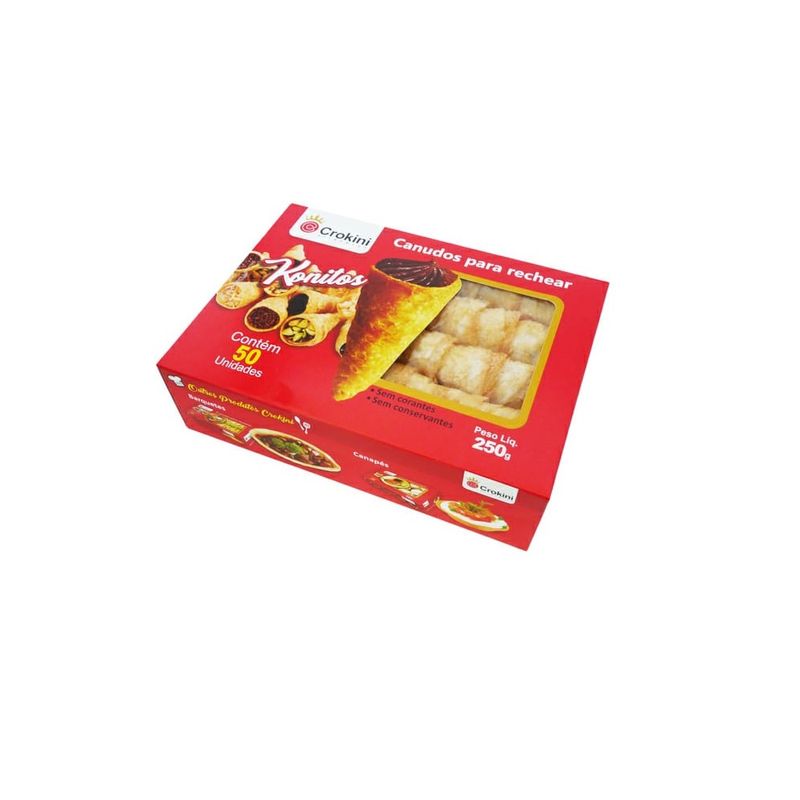 Canudos Para Rechear Crokini 250g Com 50 (7893595199425)
