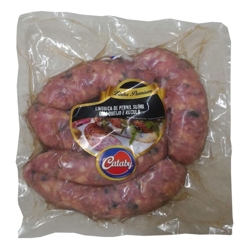 Linguiça Pernil Cataby 500g Com Queijo E Rúcula (7898565152271)