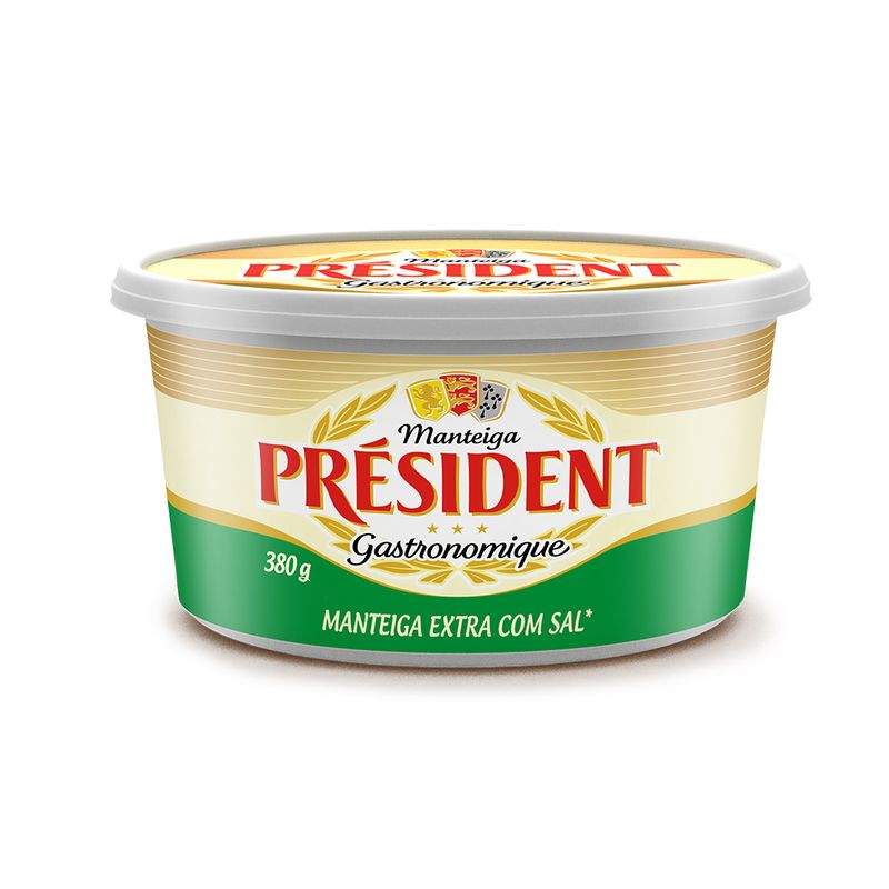 Manteiga Gastronomique President 380g Com (7891097104503)