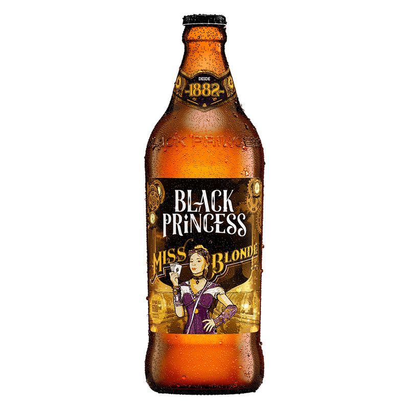 Cerveja Black Princess Miss Blonde 600ml (7898377660971)