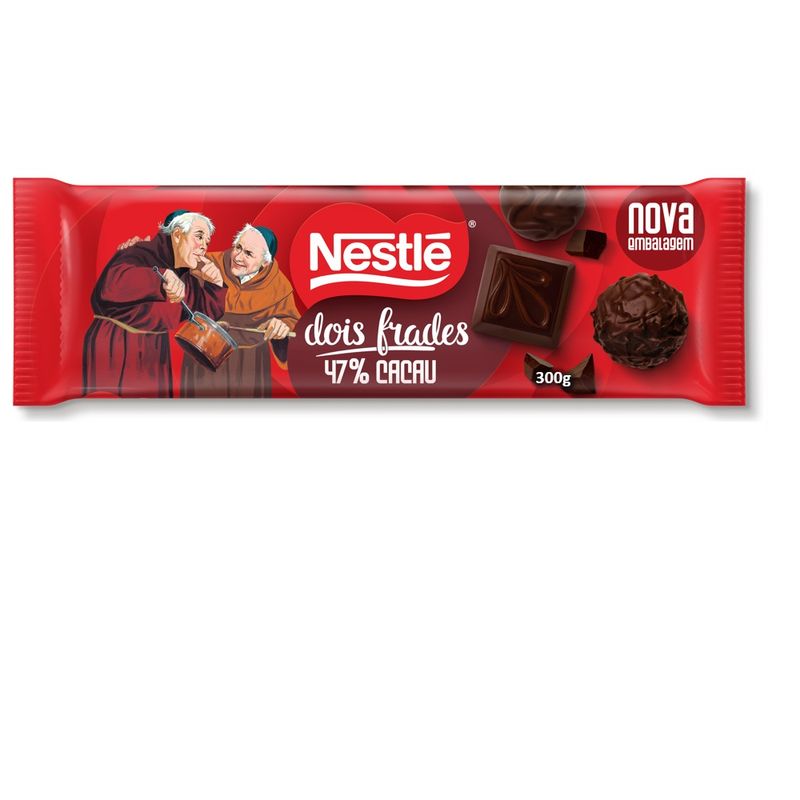 Chocolate Para Cobertura Nestlé Meio Amargo 300g (7891000326503)