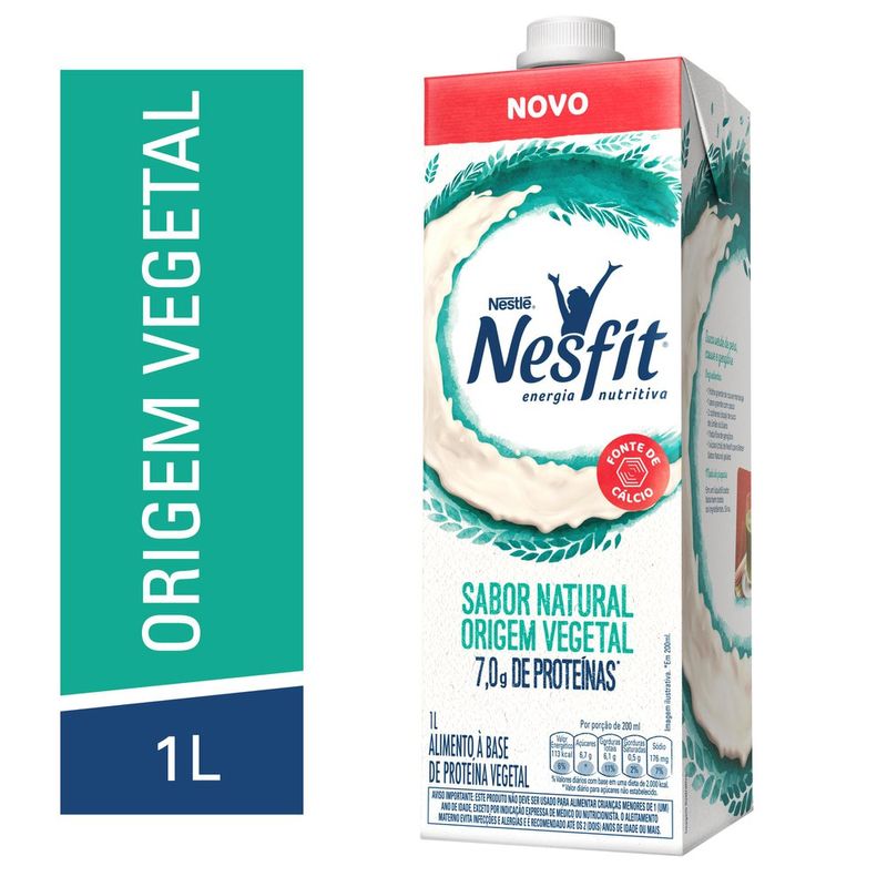 Bebida Vegetal Nestlé Nesfit Natural 1L (7891000302170)