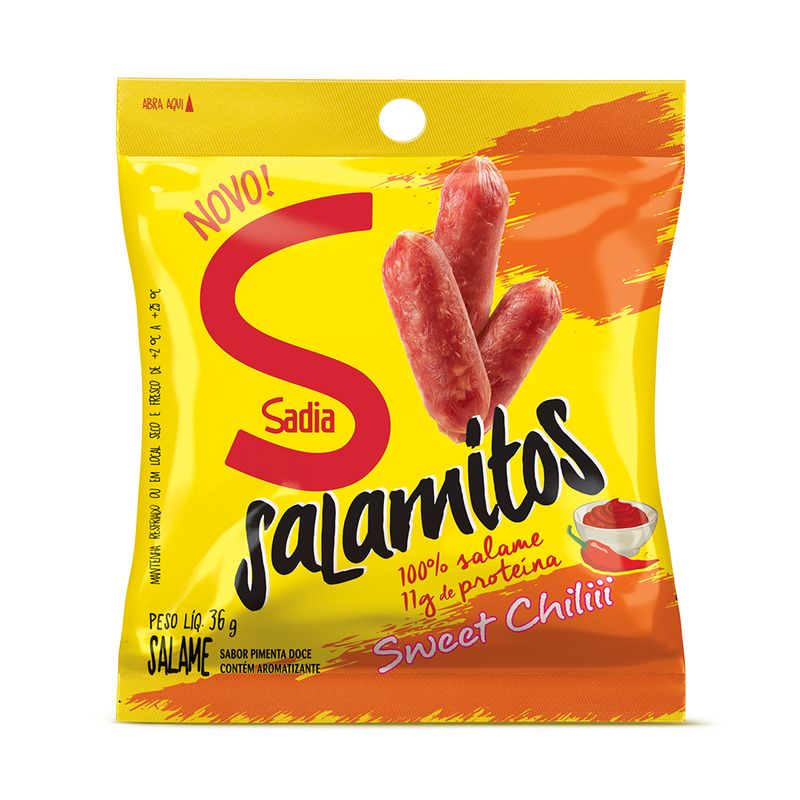 Salamitos Sadia 36g Petisco Sweet Chilli (7891515549527)