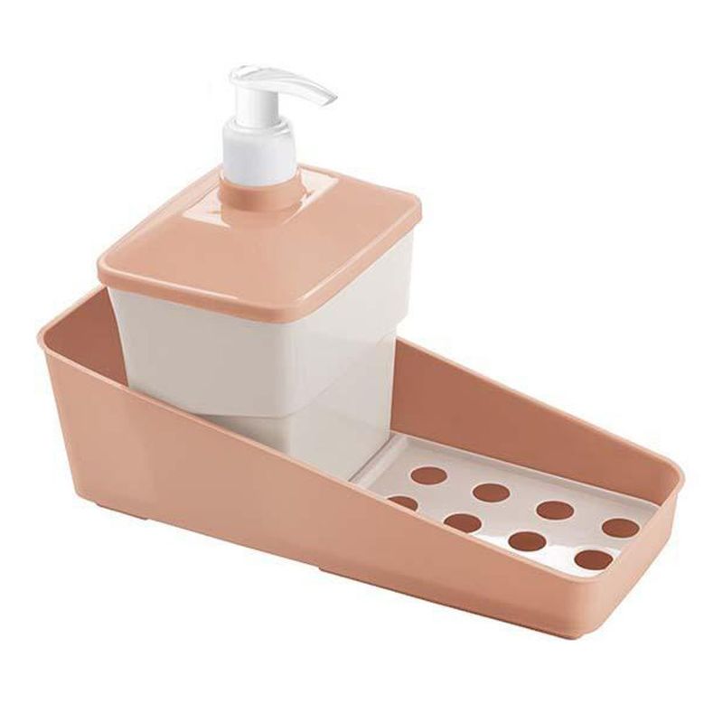 Conjunto Porta Detergente Plasútil Rosa (7899808897805)