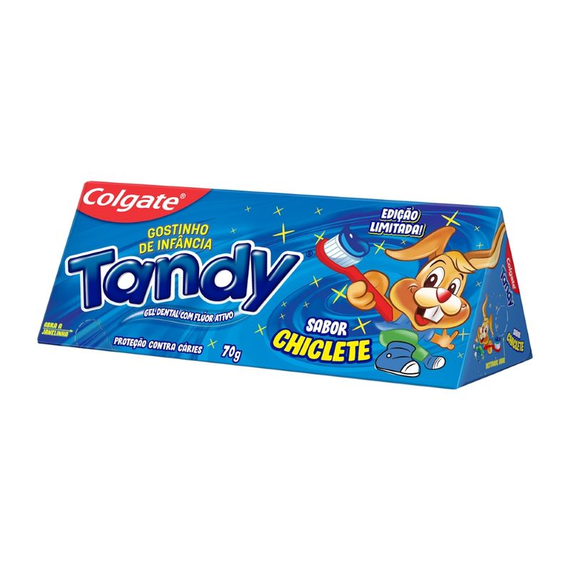 Creme Dental Infantil Tandy Gel Chiclete (7509546674117)