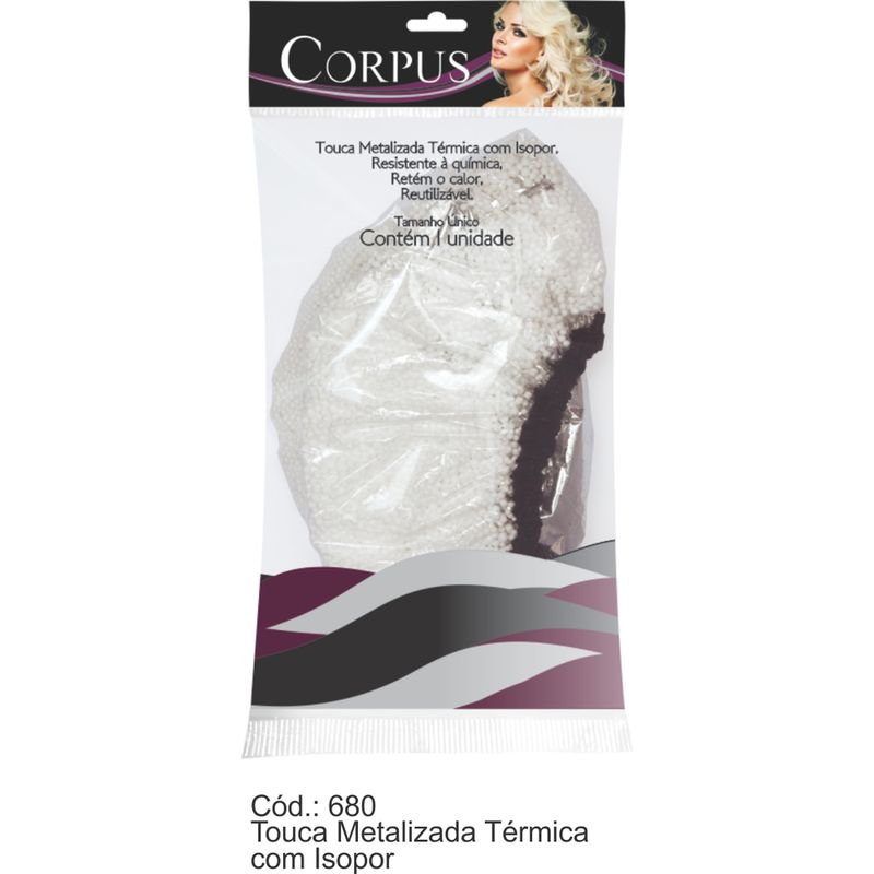 Touca Corpus Metalizada Térmica Isopor (7898546726804)