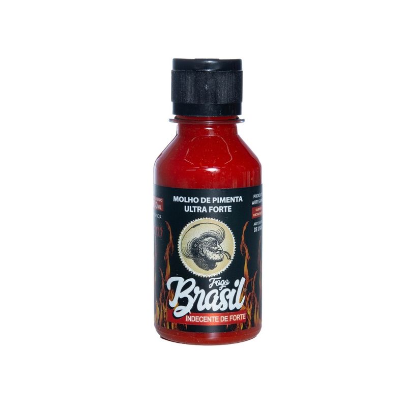 Molho Pimenta Fogo Brasil 130ml Ultra Forte (7898878145724)