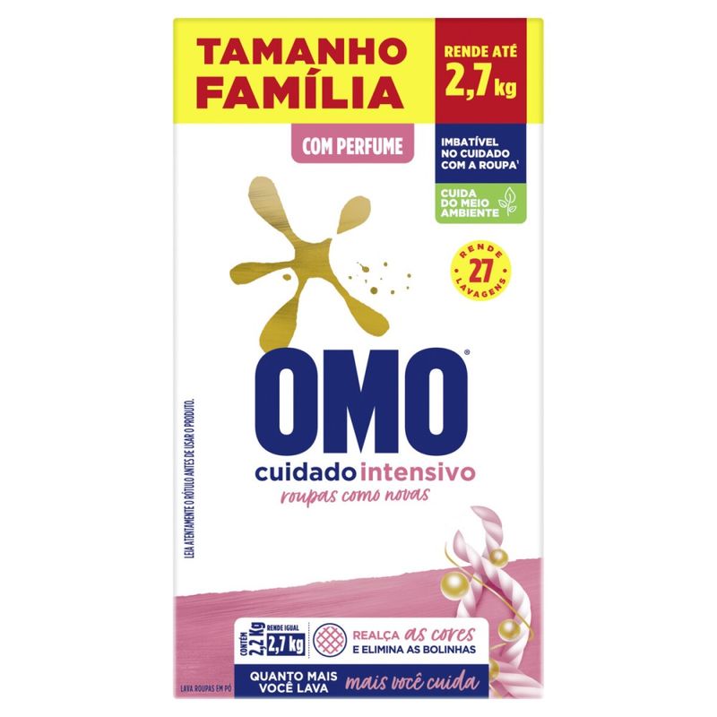 Lava Roupas Pó Omo Cuidado Intensivo 2,2Kg (7891150087118)