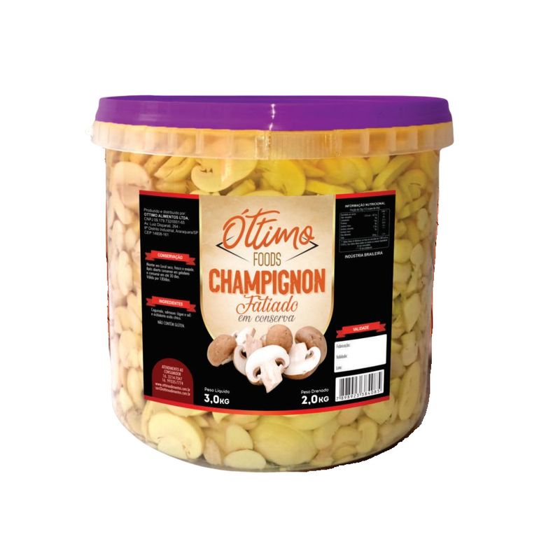 Champignon Fatiado Óttimo 2kg (7898564980233)
