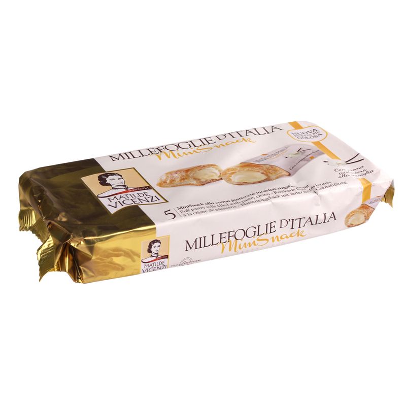 Biscoito Folhado creme Com Baunilha Vicenzi 125g (8000350066857)