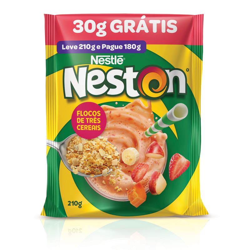 Cereal Neston Leve 210 Pague 180g Sachê 3 Cereais (7891000258941)