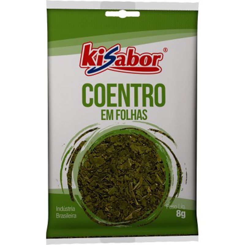 Coentro Kisabor 8g Folhas (7898416523892)