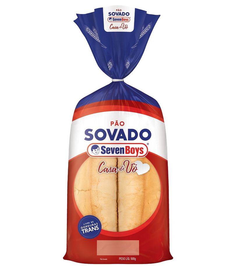 Pão sovado Seven Boys 500g (7891193006909)