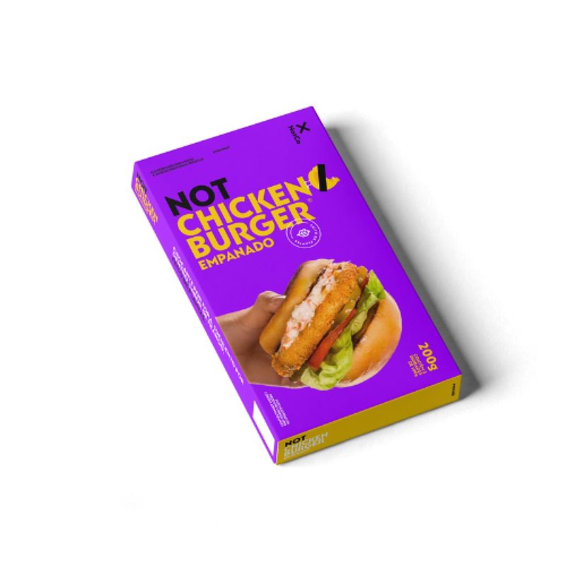 Hambúrguer Vegetal Not Chicken Burger Empanado 200g (7898686950411)