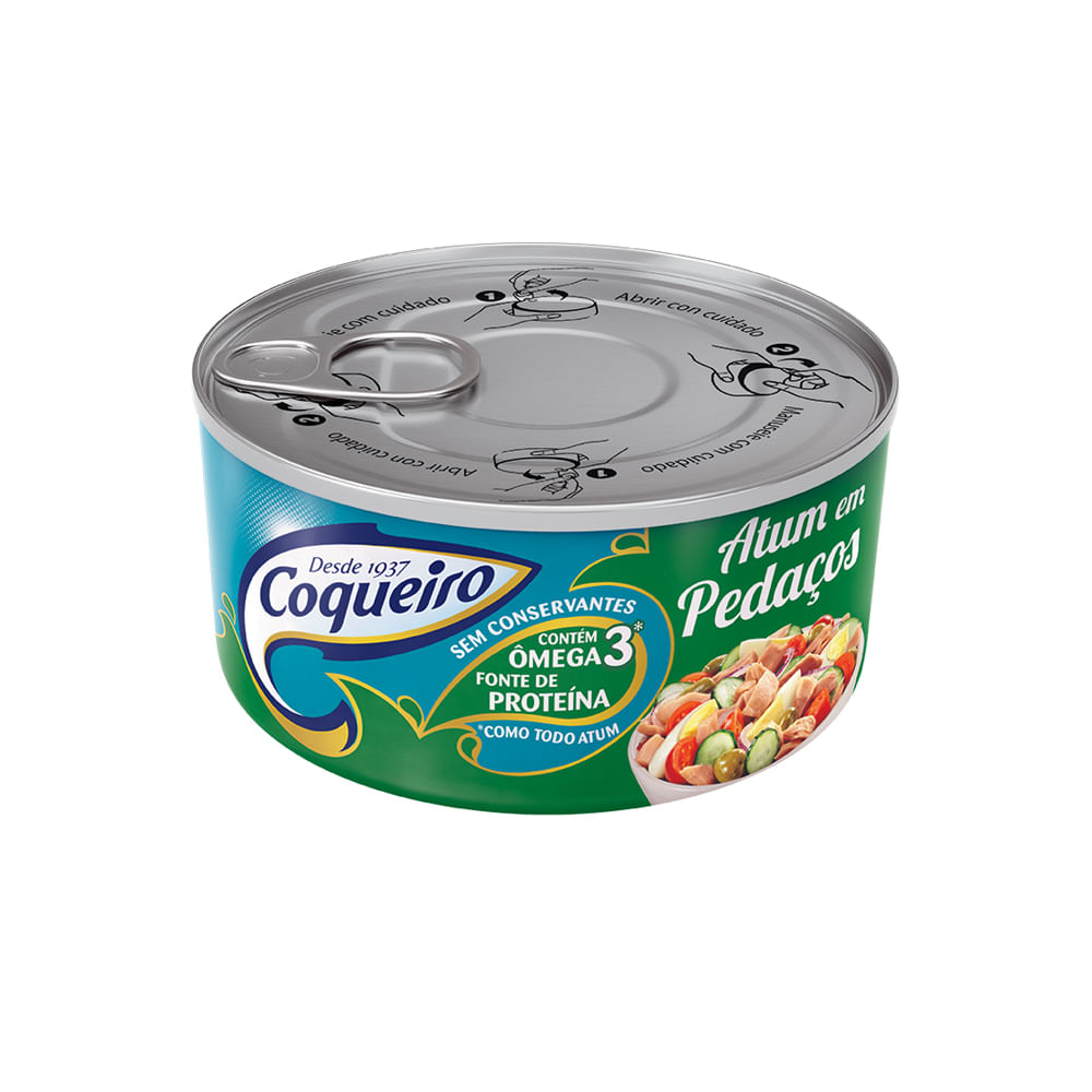 ATUM COQUEIRO PEDACOS OLEO 170g