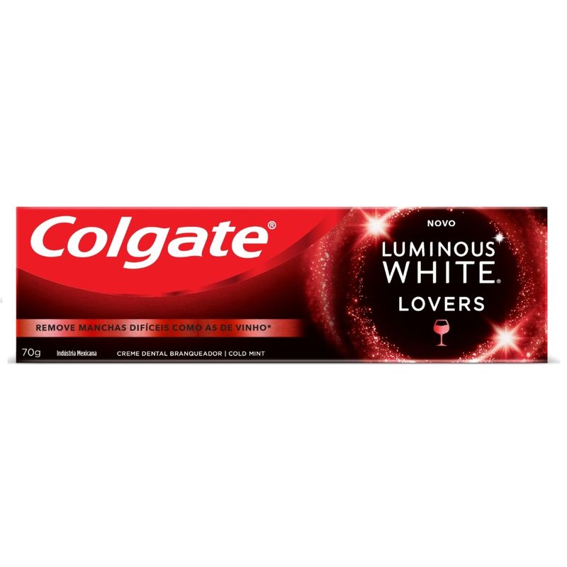 Creme Dental Colgate Luminous White Lovers Vinho (7509546670935)