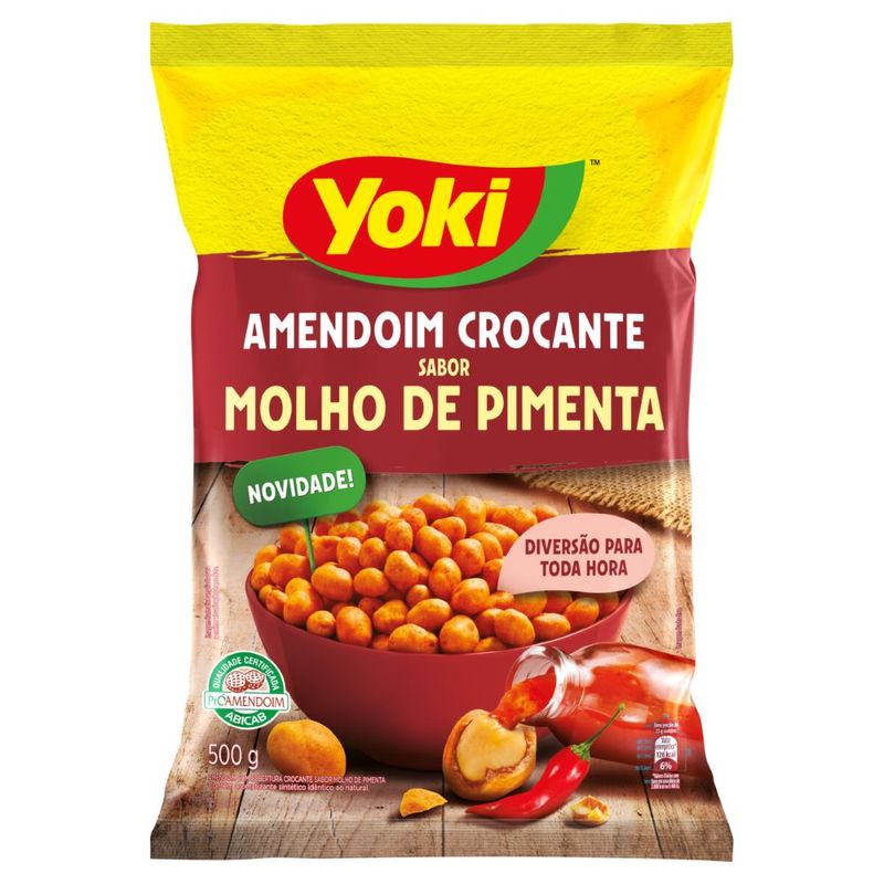 Amendoim Crocante Yoki Molho Pimenta 500g (7891095910984)