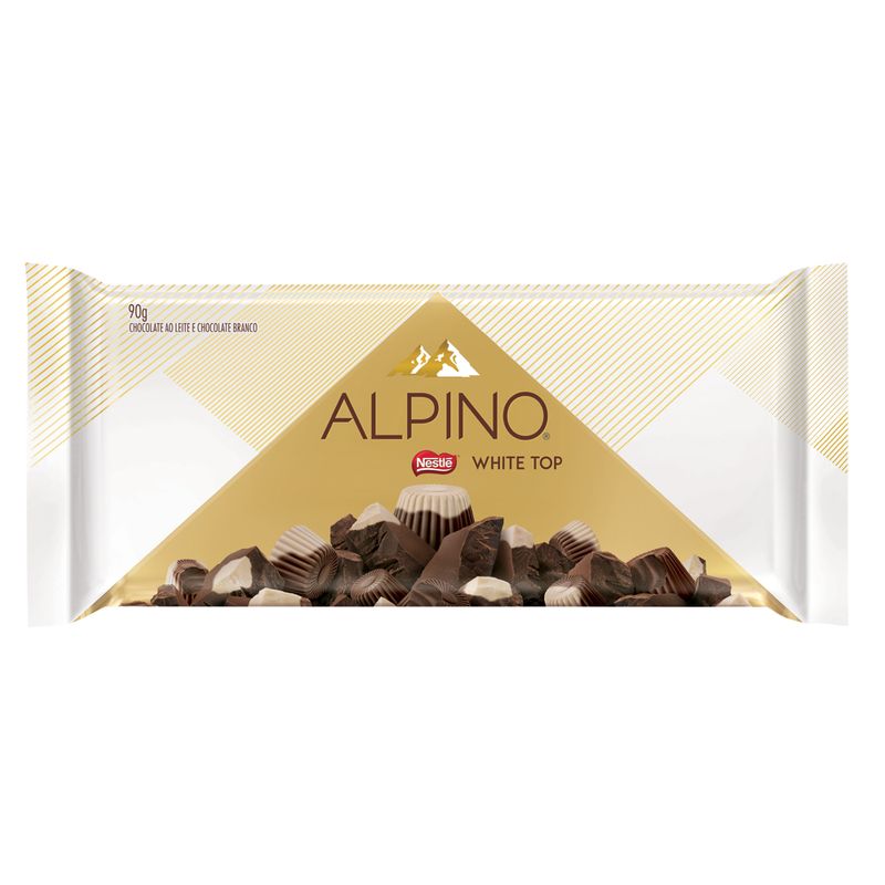 Chocolate Alpino White Top 90g (7891000276457)