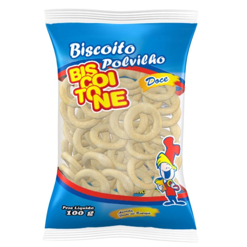 Biscoito Polvilho Biscoitone Argola Doce 100g (7898171340185)