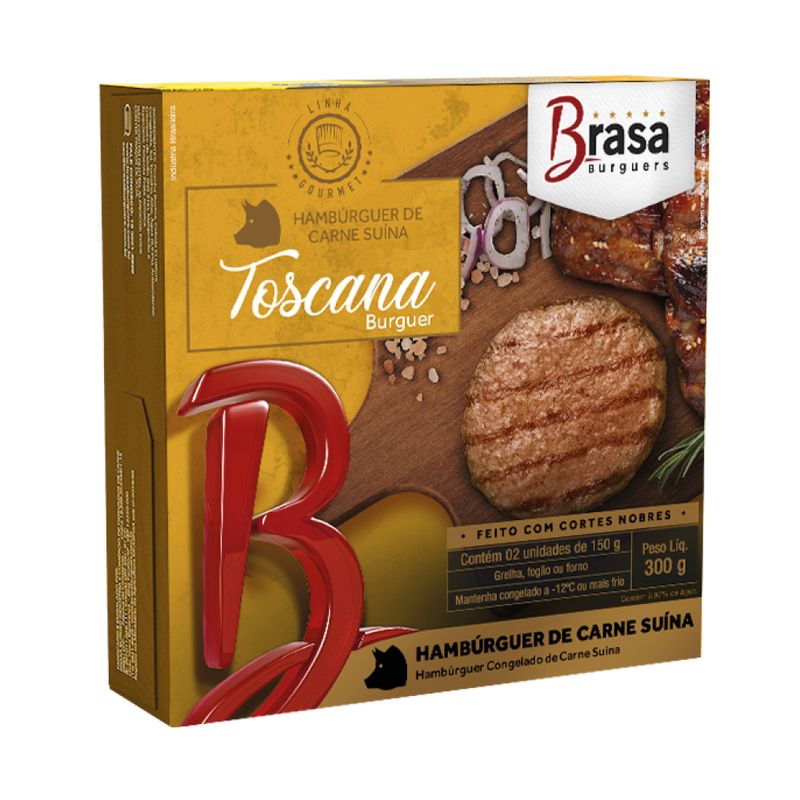 Hamburguer Brasa Burguer Toscana Carne Suína (7898600721905)