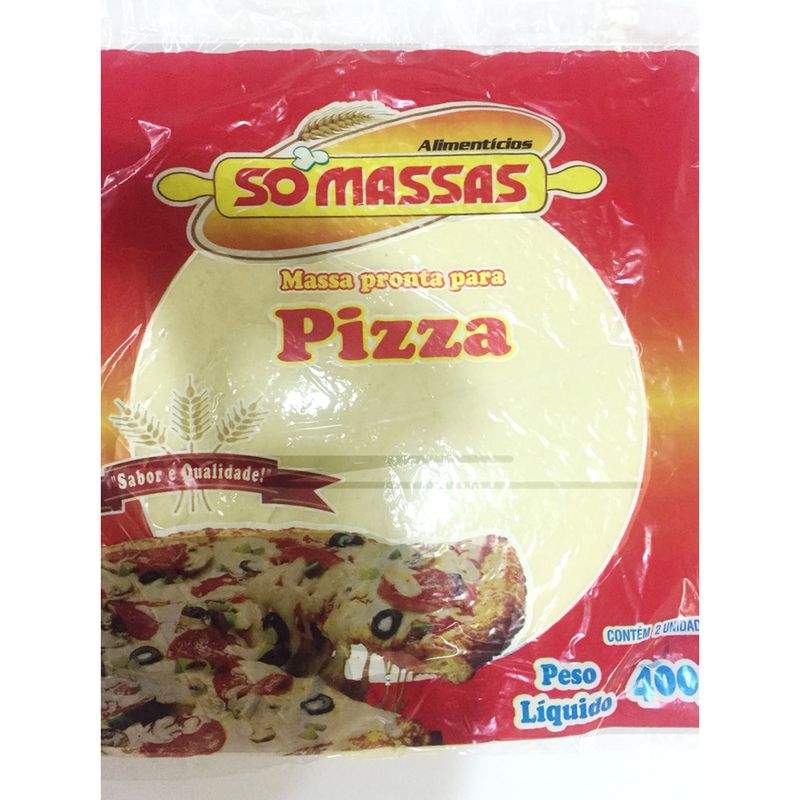 Massa Pizza So Massas Com 2 400G (7897387800094)