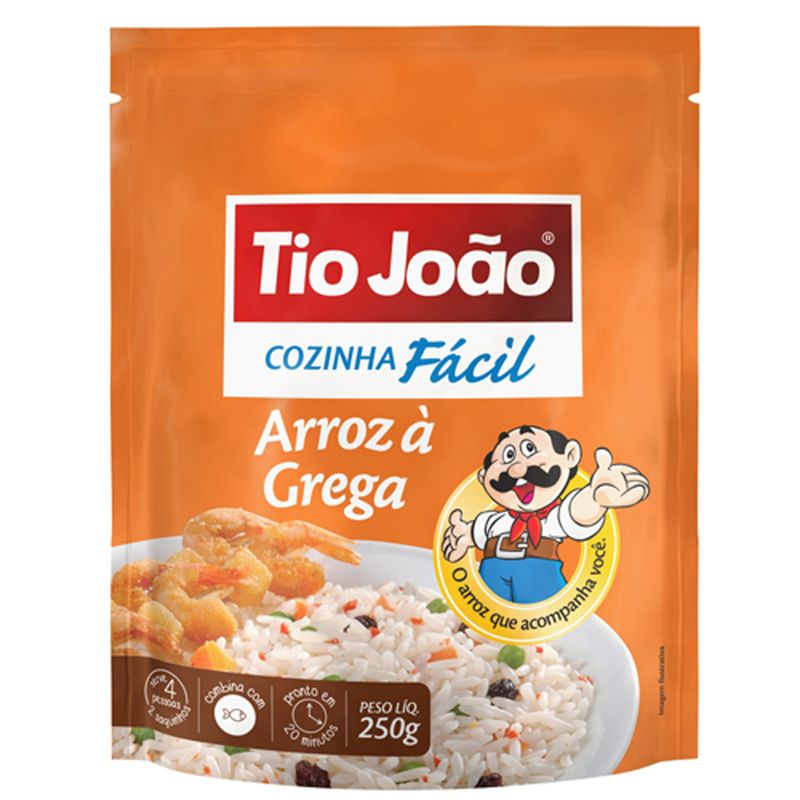 Arroz à grega Tio João 250g (7893500600015)