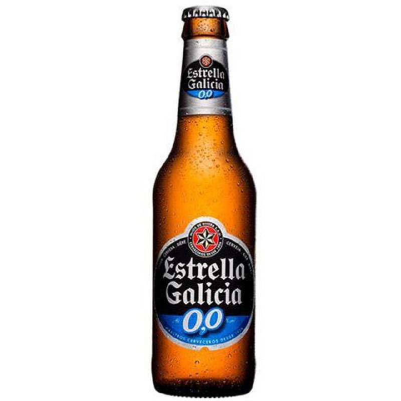 Cerveja Estrella Galicia Zero Álcool 250ml (8412598001734)