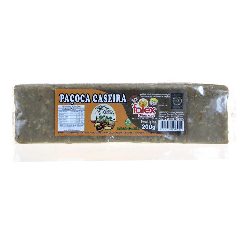Paçoca Falex Caseira 200g (7898206180021)