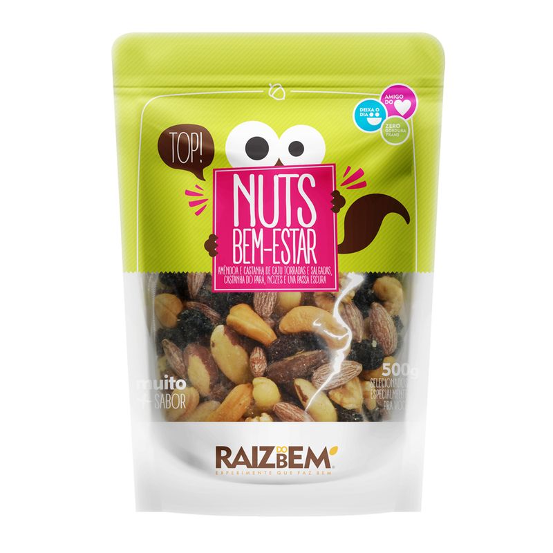 Mix Castanha Raiz Bem Bem Estar 500g (7898925219071)