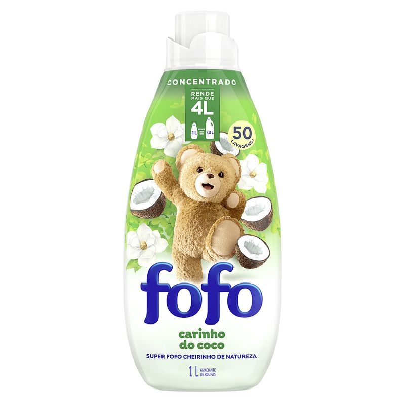 Amaciante de roupa Fofo cheirinho de natureza 1l (7891150079915)