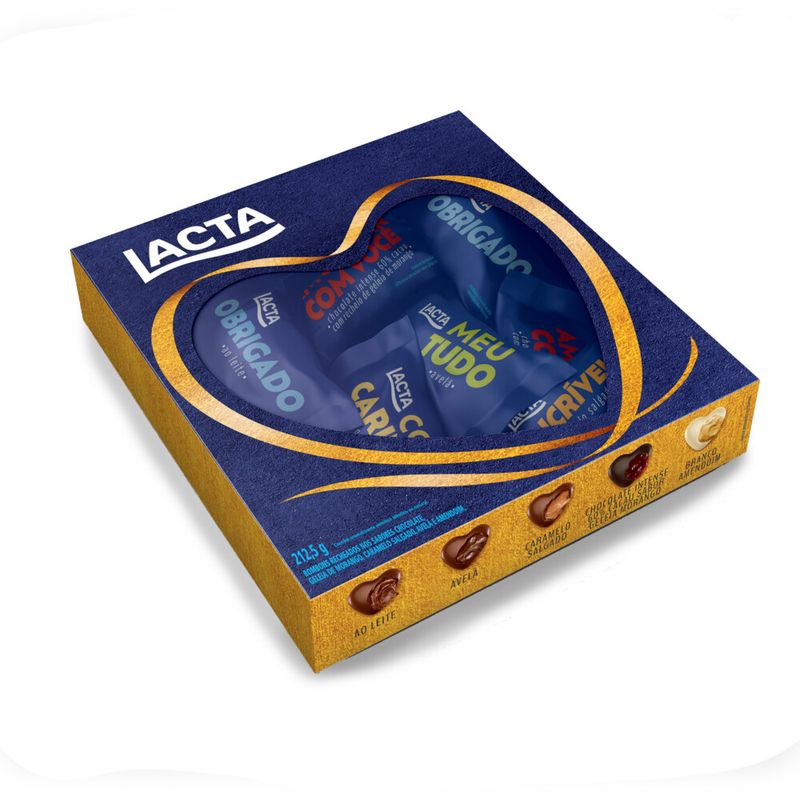 Trufas Sortidas Lacta coração 212g (7622210565549)