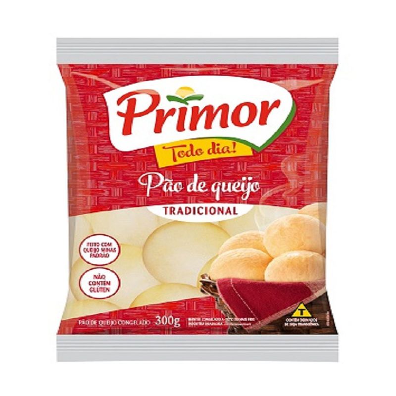 Pão Queijo Primor Congelado Tradicional 300g (7894904074747)