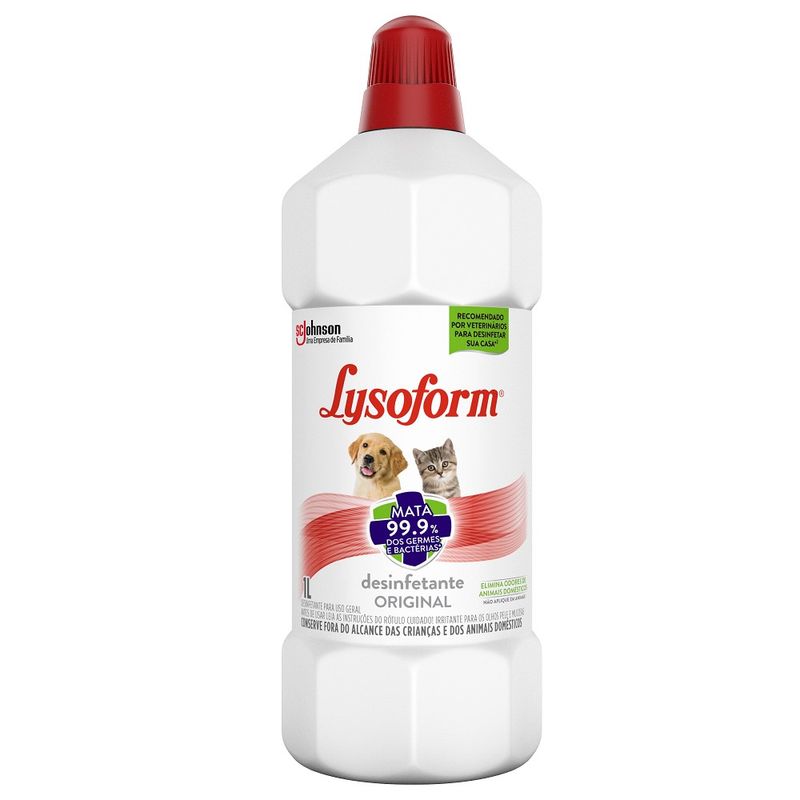 Desinfetante Lysoform Pet 1l Original (7894650939666)