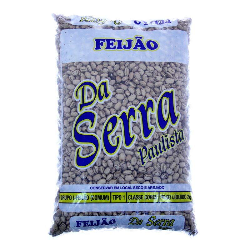 Feijão carioca Da Serra 2kg (7898957777068)