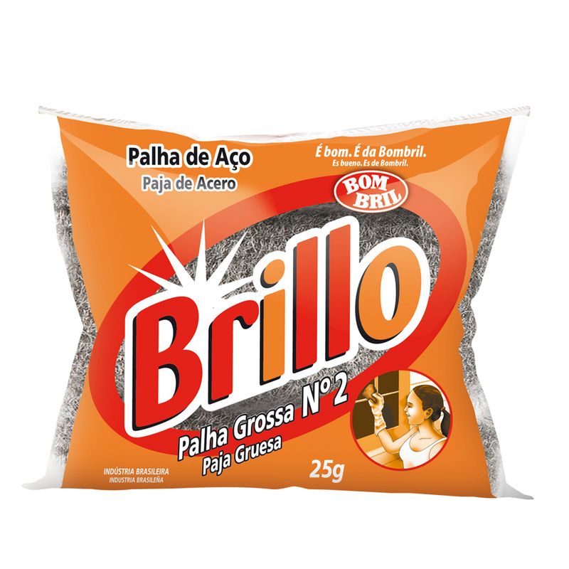 PALHA-ACO-BOMBRILL-25G-BRILLO-N02