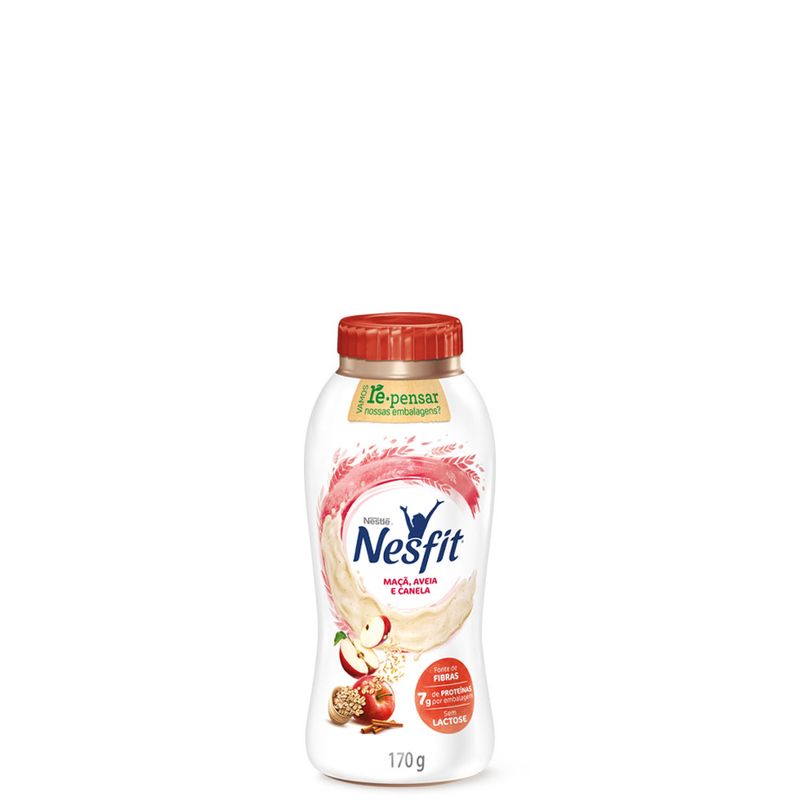 Iogurte Nesfit Sem Lactose Maçã Canela 170g (7891000347102)