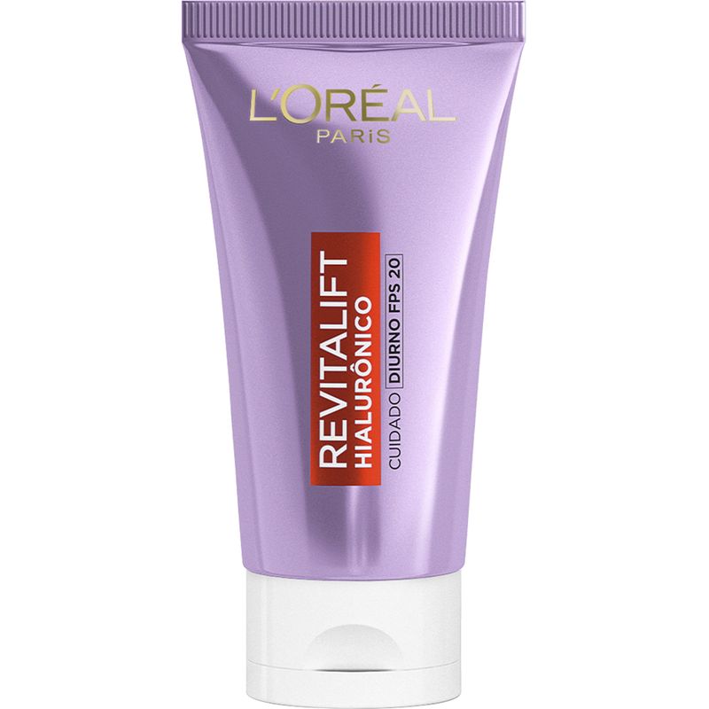 Creme Facial Anti-idade L'Oréal Paris Revitalift Hialurônico Diurno FPS 20, 25g (7899706184632)