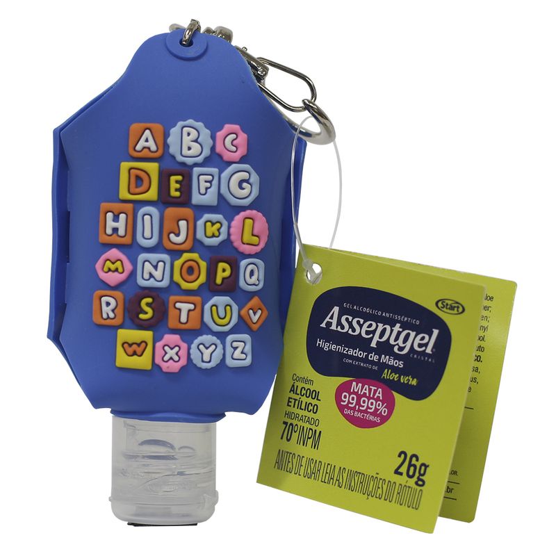 Álcool Gel Higienizador Mãos Asseptgel 26g (7897534853942)