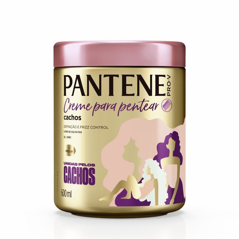 Creme Pentear Pantene 600ml Cachos Definicao Frizz Control (7500435158886)