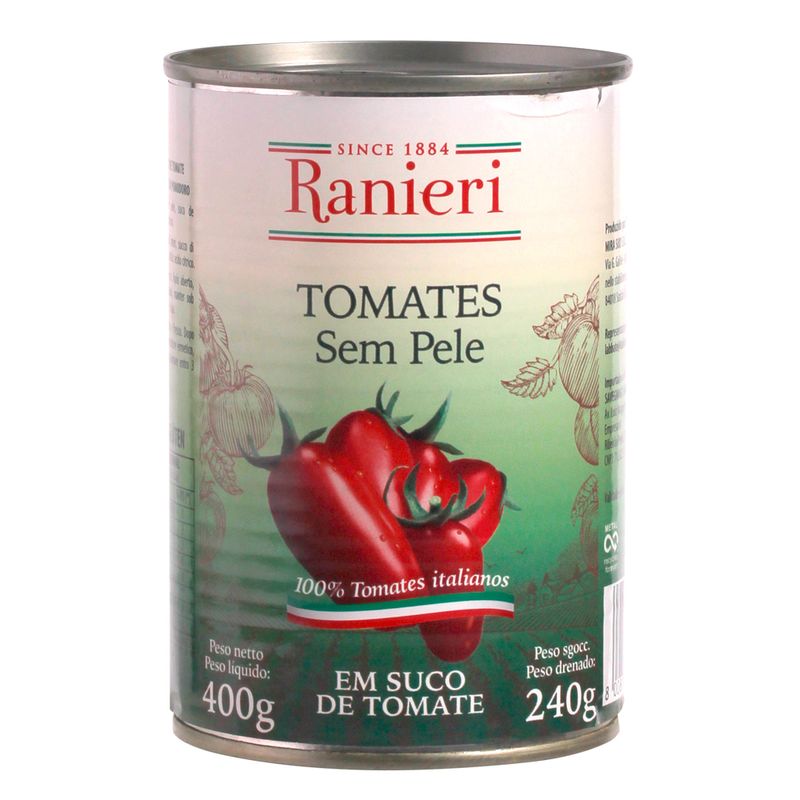 Tomate Pelado Ranieri Lata 400G (8008584050055)
