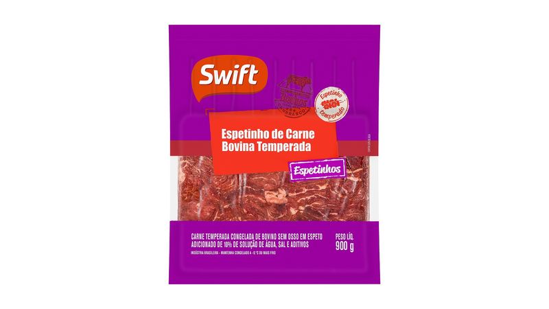 Espetinho Bovino Swift 900g - Loja Online Swift - Swift