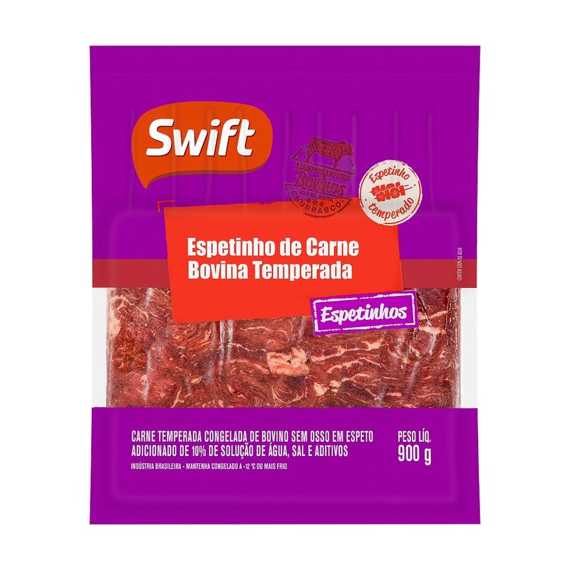 Espetinho Carne Bovina Temperada Swift 900g (7899567246418)