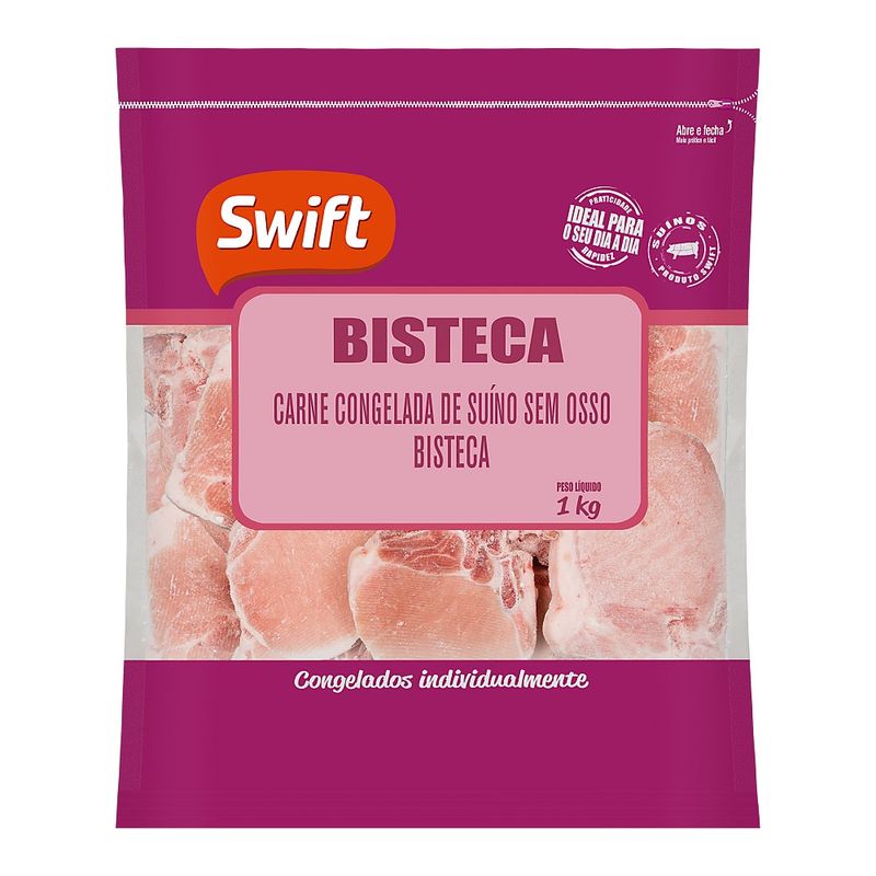 Carne Suína Bisteca Swift 1kg (7899567242762)