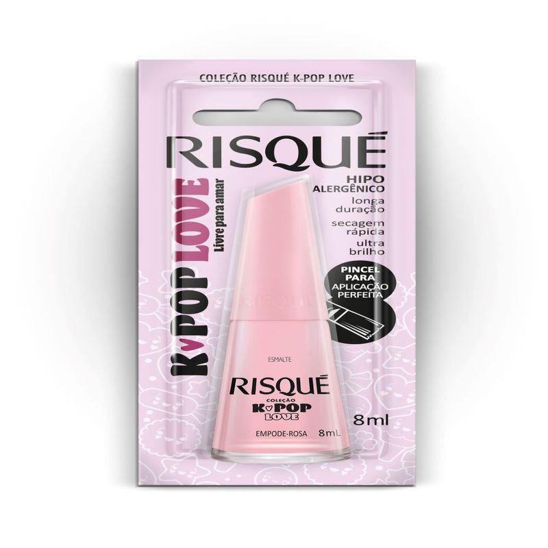 Esmalte Risqué Cremoso 8ml Pop Love (7891350036930)