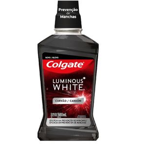 Enxaguante Bucal Colgate Luminous White Carvão 500ml