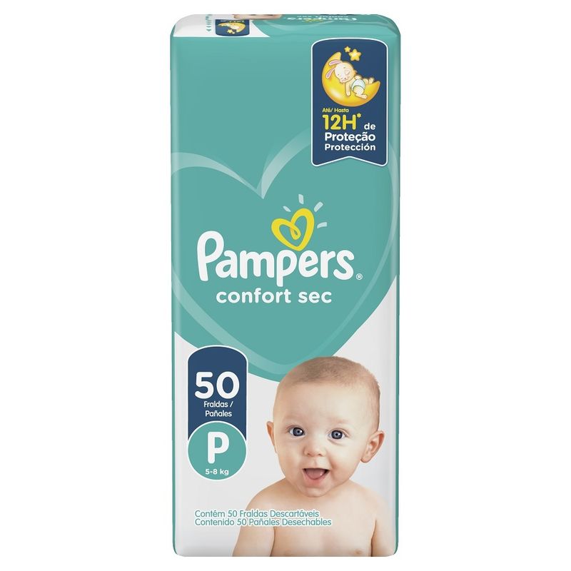 FRALDA-PAMPERS-CONFORTSEC-P-C-50